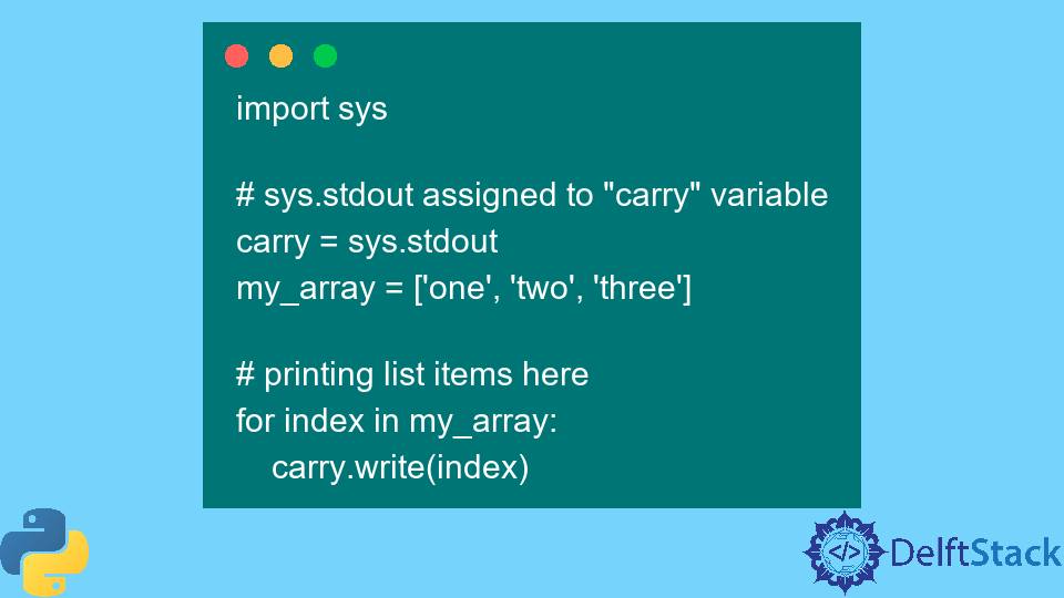 python-sys-stdout-method-delft-stack